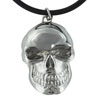 Sterling Silver Smiling Skull Pendant