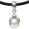 Crystal Pearl 925 Sterling Silver  Pendant 