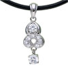 Heart Crystal  925   Sterling   Silver   Pendant 