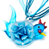 Cute Blue Cock Murano Glass  Pendant  And Necklaces