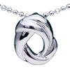 Flow  Ring  925 Sterling Silver Pendant