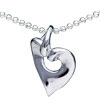 Hollow Heart 925 Sterling Silver Pendant
