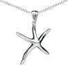 Dancing Starfish 925  Sterling   Silver   Pendant 