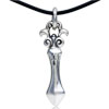  Unique  Shaped Sword 925 Sterling Silver Pendant