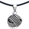 Entwined Metal 925  Sterling   Silver   Pendant 