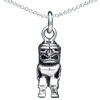 Angry Robot 925 Sterling Silver Pendant