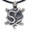 Turtle And Snake 925 Sterling Silver Pendant