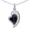 Heart Shaped 925 Sterling Silver Pendant