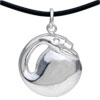 Chubby Fish 925  Sterling   Silver   Pendant 