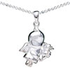Angel Astronaut 925 Sterling Silver Pendant