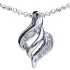 Twisted Snake 925  Sterling   Silver   Pendant  PD_YW256
