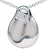Pear Pattern 925  Sterling   Silver   Pendant 