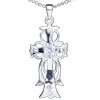 Interweaving Pattern 925 Sterling Silver  Pendant 
