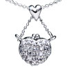 Heart Purse 925 Sterling Silver Pendant