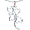 Elegant Hearts 925 Sterling Silver Pendant