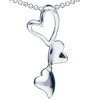 Hearts  925   Sterling   Silver   Pendant 