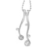 Dangle Cz Cushion Pendant