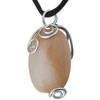 Pearl Agate Oval Summer Pendants