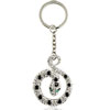 Silver Snake With May Birthstone  Bag Charm  Swarovski Crystal