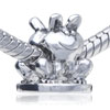Chic Frog Silver Plated European Beads