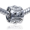 Angry Robot Silver Plated European Beads