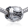 Round Shaped Shining Drop Crystal European Beads