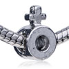 Elegant Female Sign Silver Plated European Beads