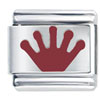  Red  Crown Italian Charm