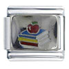School Books Italian Charm