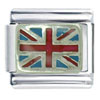Flag Of Great Britain Italian Charm