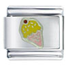  Strawberry  Ice Cream Cone Italian Charm