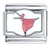 Pink Ballerina Italian Charm