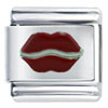 Red Lips Italian Charm