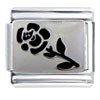 Black  Rose  Italian Charm