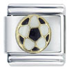 Soccer Ball  Gold   Italian   Charm 