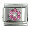 July Flower Italian Charm