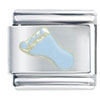Blue Footprint Italian Charm