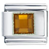 November Birthstone Italian Charm