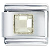 Italian Charms - April Birthstone Italian Charm R701_4_X04