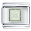 Square June  Pearl  Color  Birthstone  Italian Charm