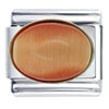 Coral Oval Italian Charm