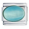 Faux Turquoise Agate Italian Charm