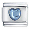 Heart Of March Aquamarine Color Italian Charm