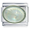 October Pink Tourmaline Color Big Oval Birthstone Italian Charm