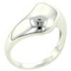 Size 6 Silver Twist Ring