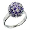  Purple  Cz Studded Ring
