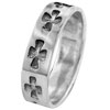 Size 6  Celtic  Cross Band Ring