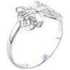 Size 6 Silver Butterfly Ring