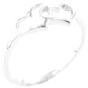Size 6 Double Outline Heart Ring