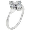 Size 6 Cz Cross Ring